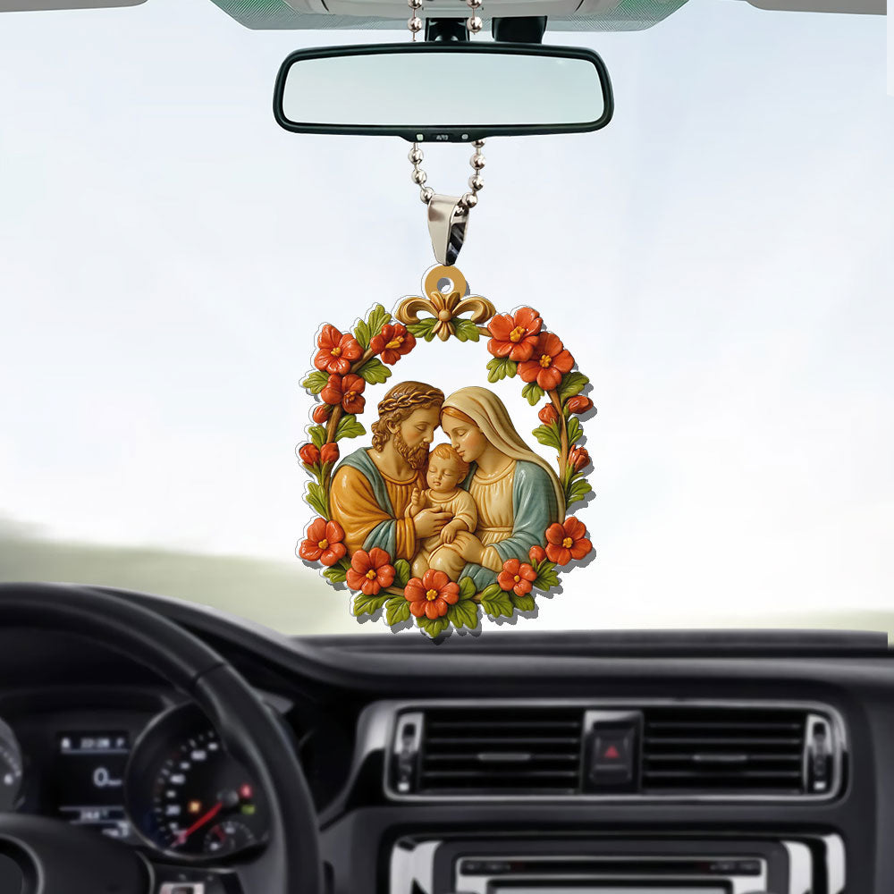 Maria Custom shape Clear 1-sided Acrylic Car Ornament – TMTHU 348