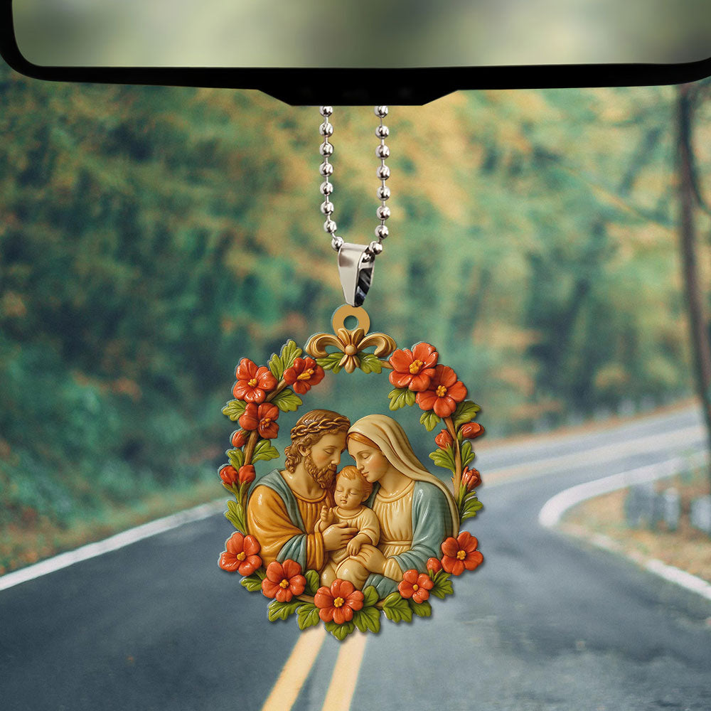 Maria Custom shape Clear 1-sided Acrylic Car Ornament – TMTHU 348