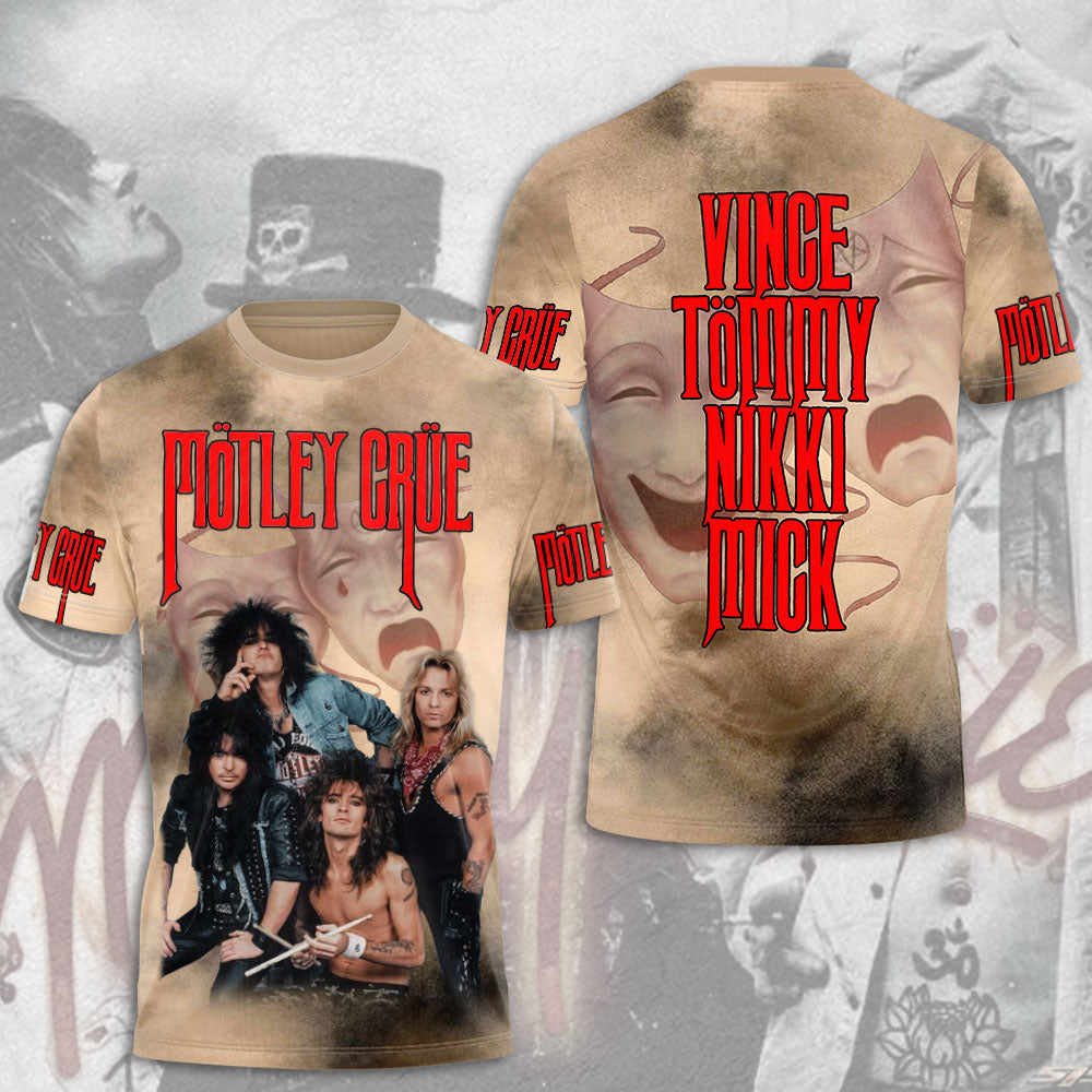 Mötley Crüe 3D Apparel – NGHIAVT 1002