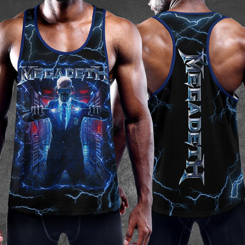 Megadeth Y-Back Muscle Tank Top – TMTHU412