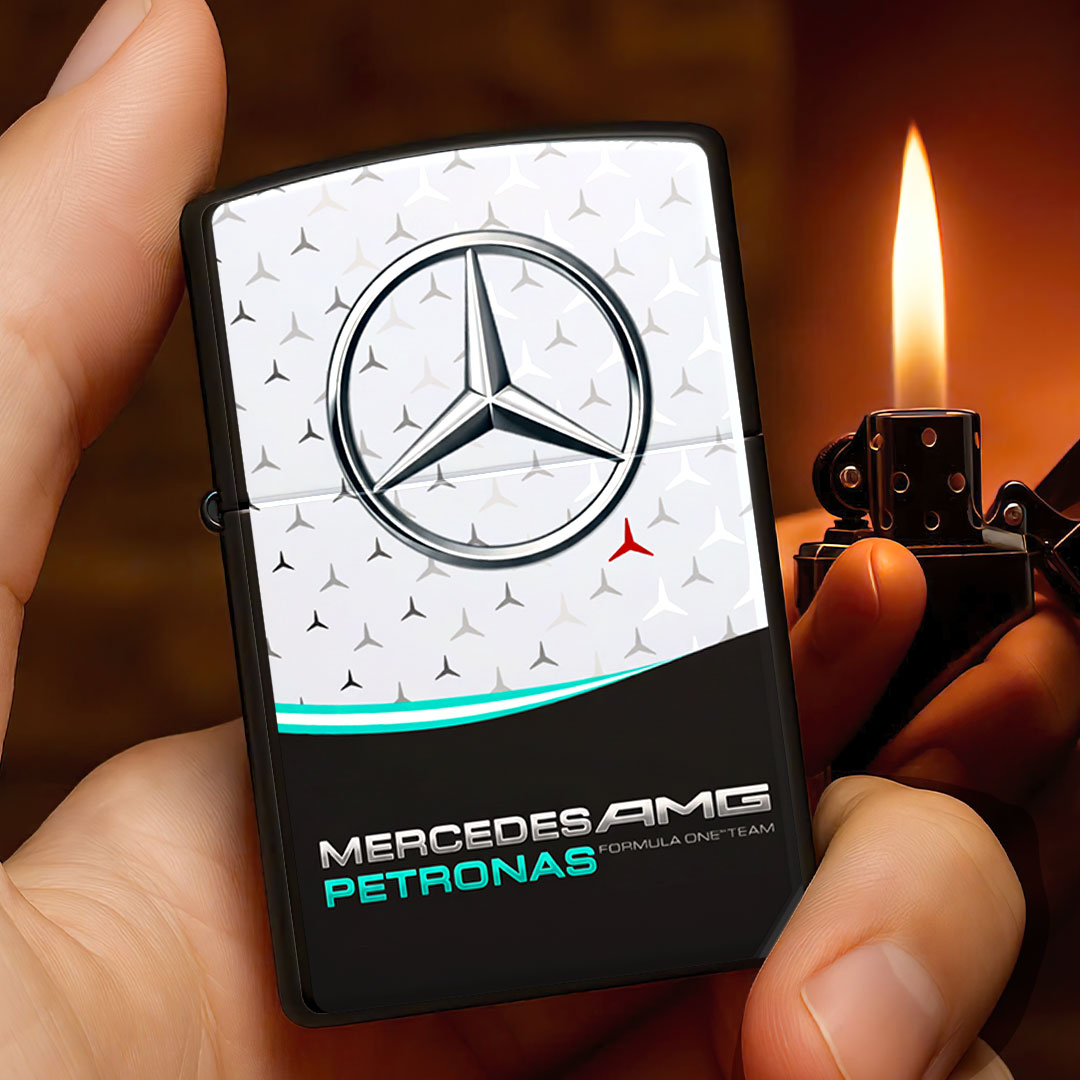 Mercedes AMG Petronas F1 Team Zippo Lighter Case (No Insert) – TMTHU1112
