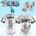 MLB All Teams x One Piece Luffy Custom Name & Number Baseball Jersey