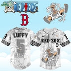 MLB All Teams x One Piece Luffy Custom Name & Number Baseball Jersey