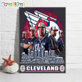 MLB Cleveland Guardians Baseball Team Player 2024 Wall Art Poster Canvas