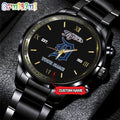 MLB Detroit Tigers Watch Black Fashion Watch Baseball Game