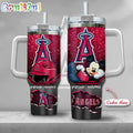 MLB Los Angeles Angels Tumbler Mickey Mouse Customzed Handle Cup