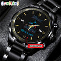 MLB Miami Marlins Watch Black Fashion Watch Baseball Game