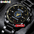 MLB Milwaukee Brewers Watch Black Fashion Watch Baseball Game