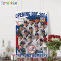 MLB New York Yankees Special Opening Day 2004 The Ronx Bombers Wall Art Poster Canvas