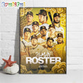 MLB San Diego Padres World Tour Seoul Series The 26 Man Roster Wall Art Poster Canvas