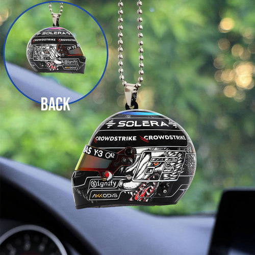 Mercedes AMG Petronas F1 Team x George Russell Custom shape 2-sided Acrylic Car Ornament – TANTN23267