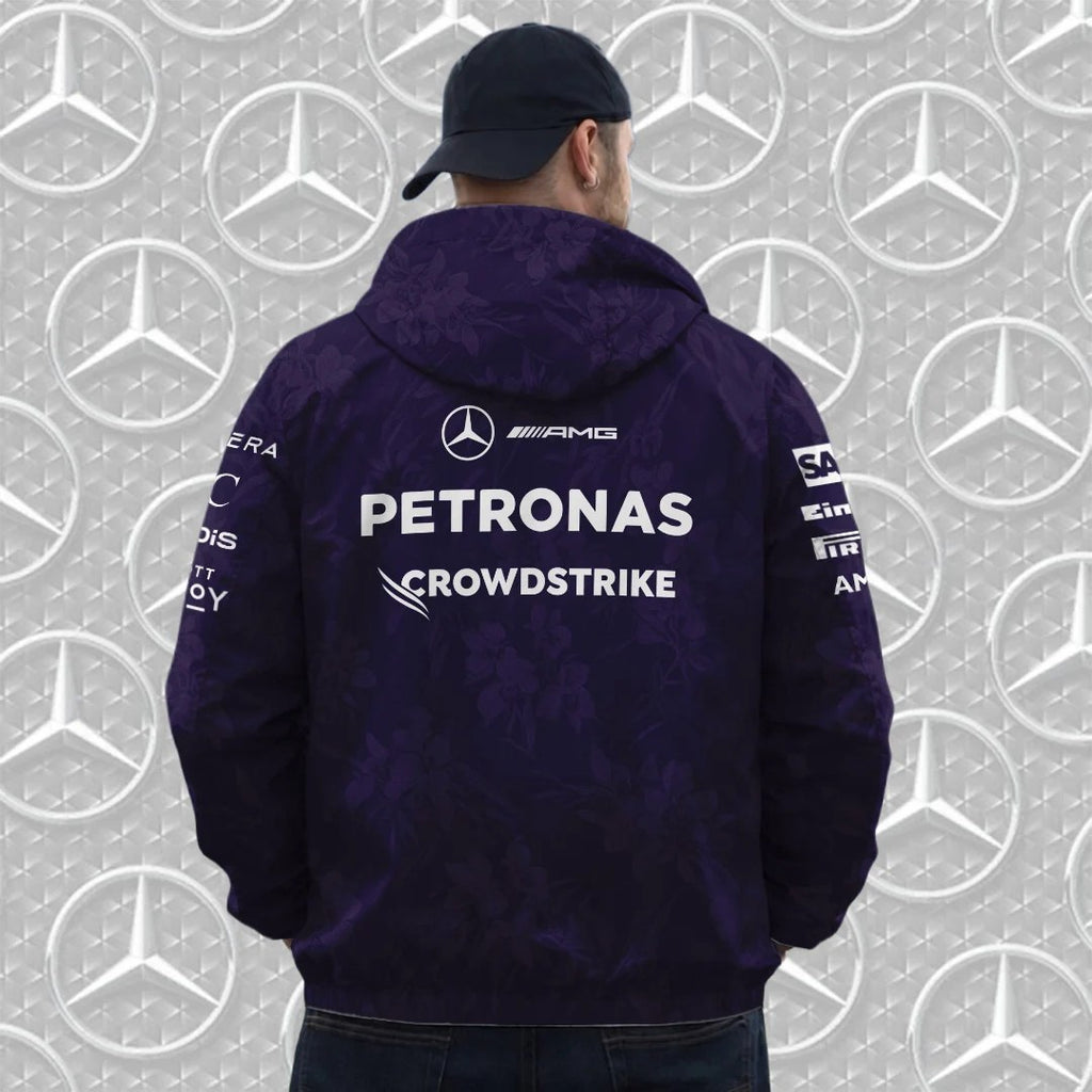 Mercedes AMG Petronas F1 Team Vanda Bloom 2026 3D Windbreaker Jacket – TANTN25245