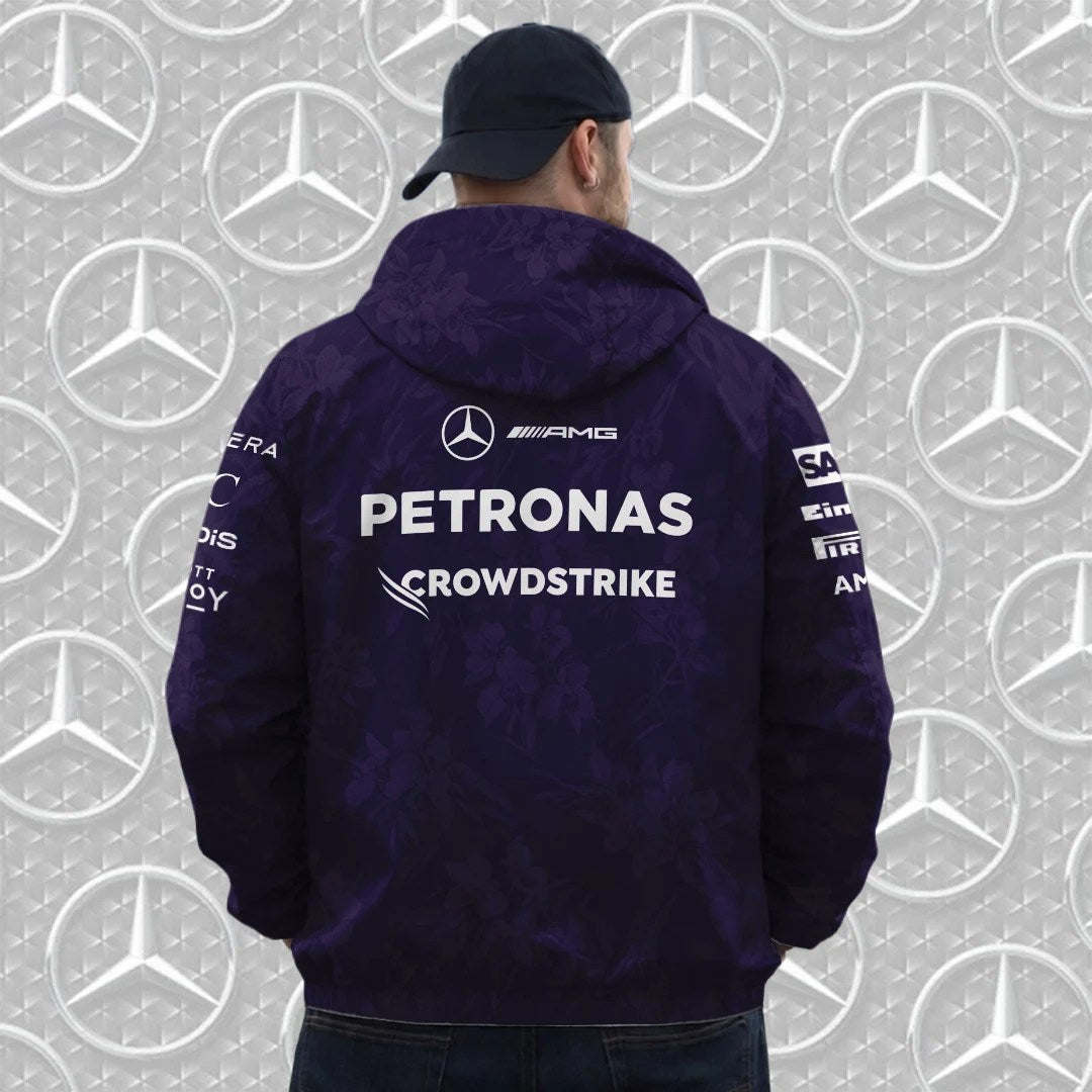 Mercedes AMG Petronas F1 Team Vanda Bloom 2026 3D Windbreaker Jacket – TANTN25245