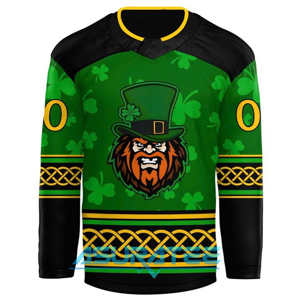 Macon Mayhem 2026 St. Patrick’s Day Special Hockey Jersey