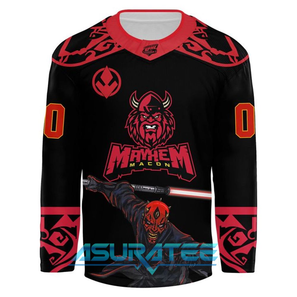 Macon Mayhem x 2026 Star Wars Night Hockey Jersey
