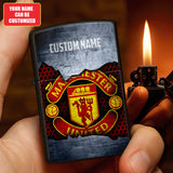Personalized Manchester United Zippo Lighter Case (No Insert) – TANTN16394