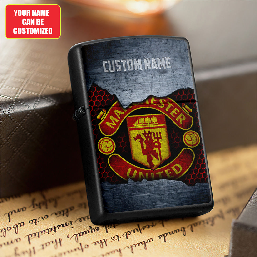 Personalized Manchester United Zippo Lighter Case (No Insert) – TANTN16394