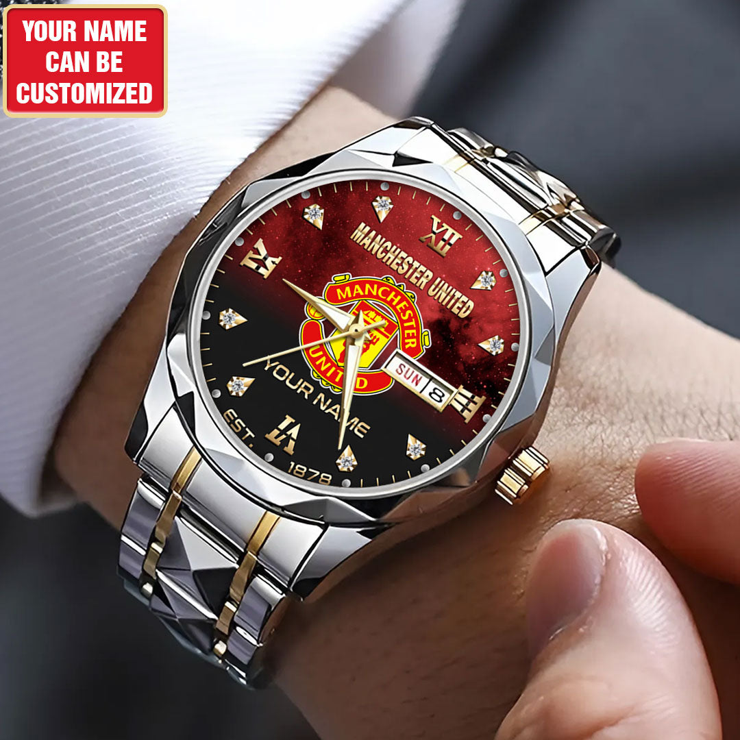 Personalized Manchester United Alloy Luxury Quartz Watch – TANTN22733