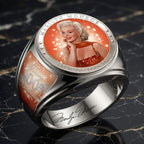 Marilyn Monroe 100th Anniversary 3D Engraved Ring – HOATT19717