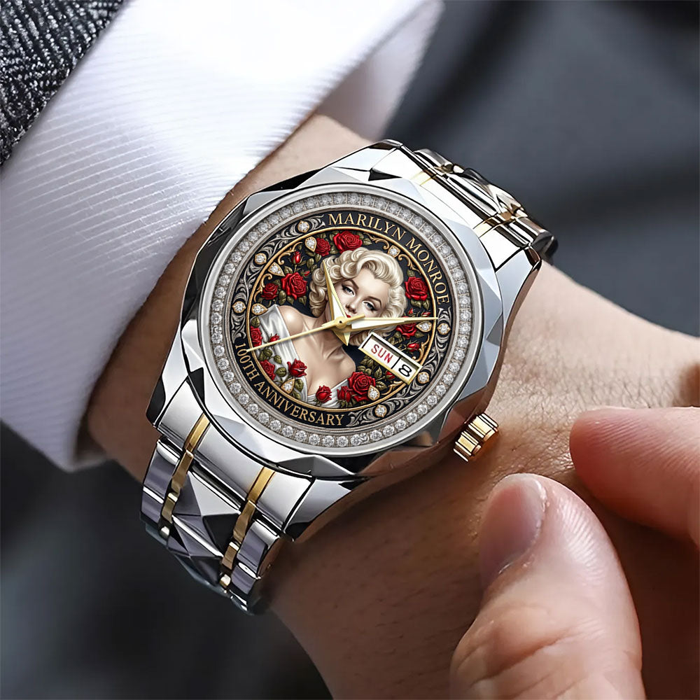 Marilyn Monroe 100th Anniversary Alloy Luxury Quartz Watch - TMTHU7638