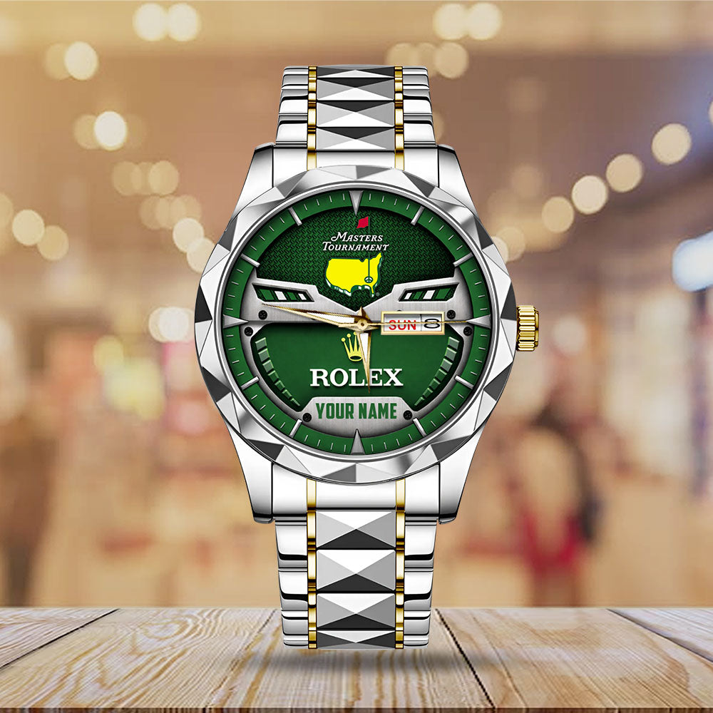 Personalized Masters Tournament x Rolex Alloy Luxury Quartz Watch – MAITM15060