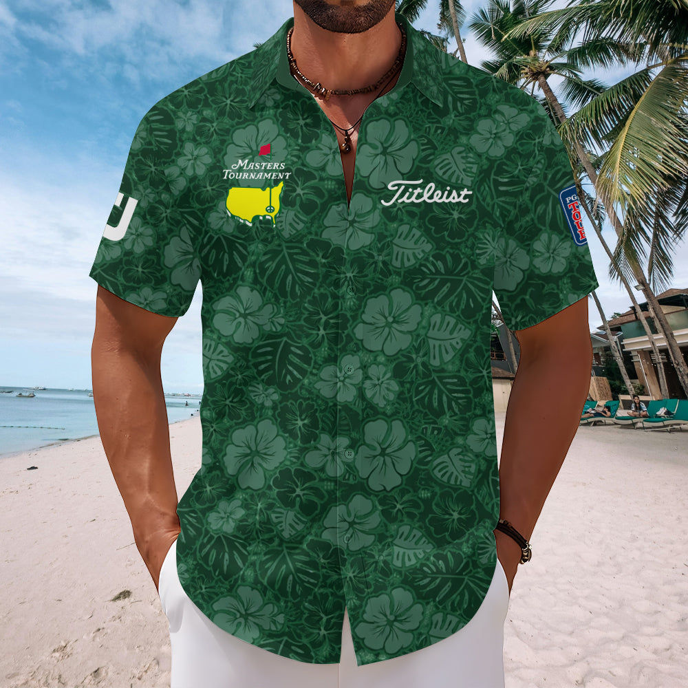 Masters Tournament x TITL Short Sleeve Button-Down Shirt – MAITM15263