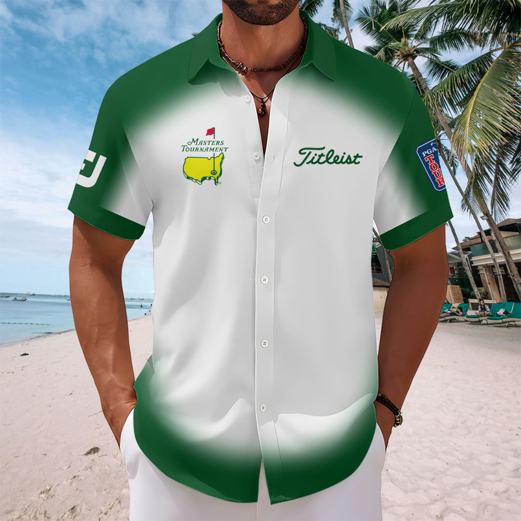 Masters Tournament x TITL Short Sleeve Button-Down Shirt – MAITM15186