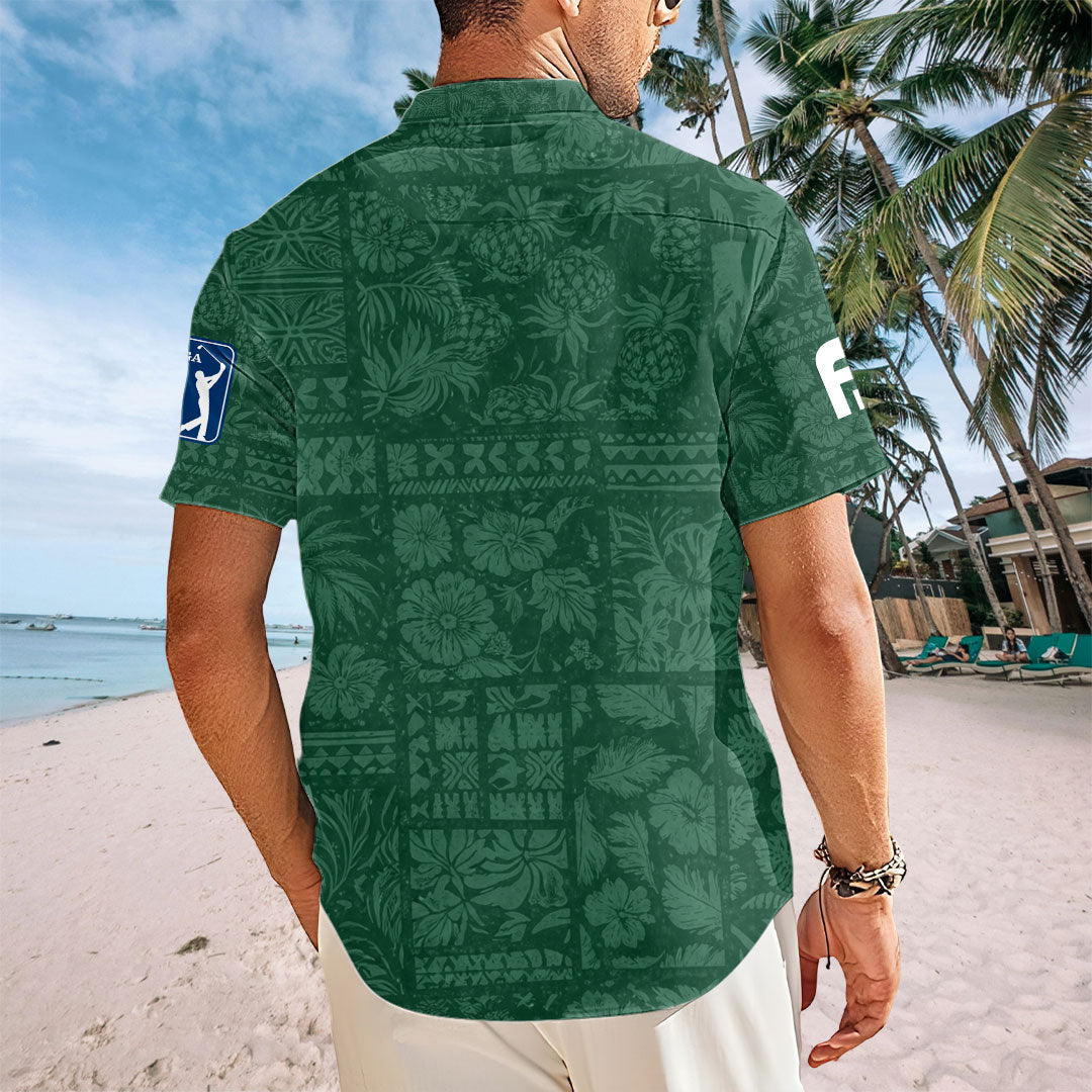 Masters Tournament x TITL Short Sleeve Button-Down Shirt – MAITM15187