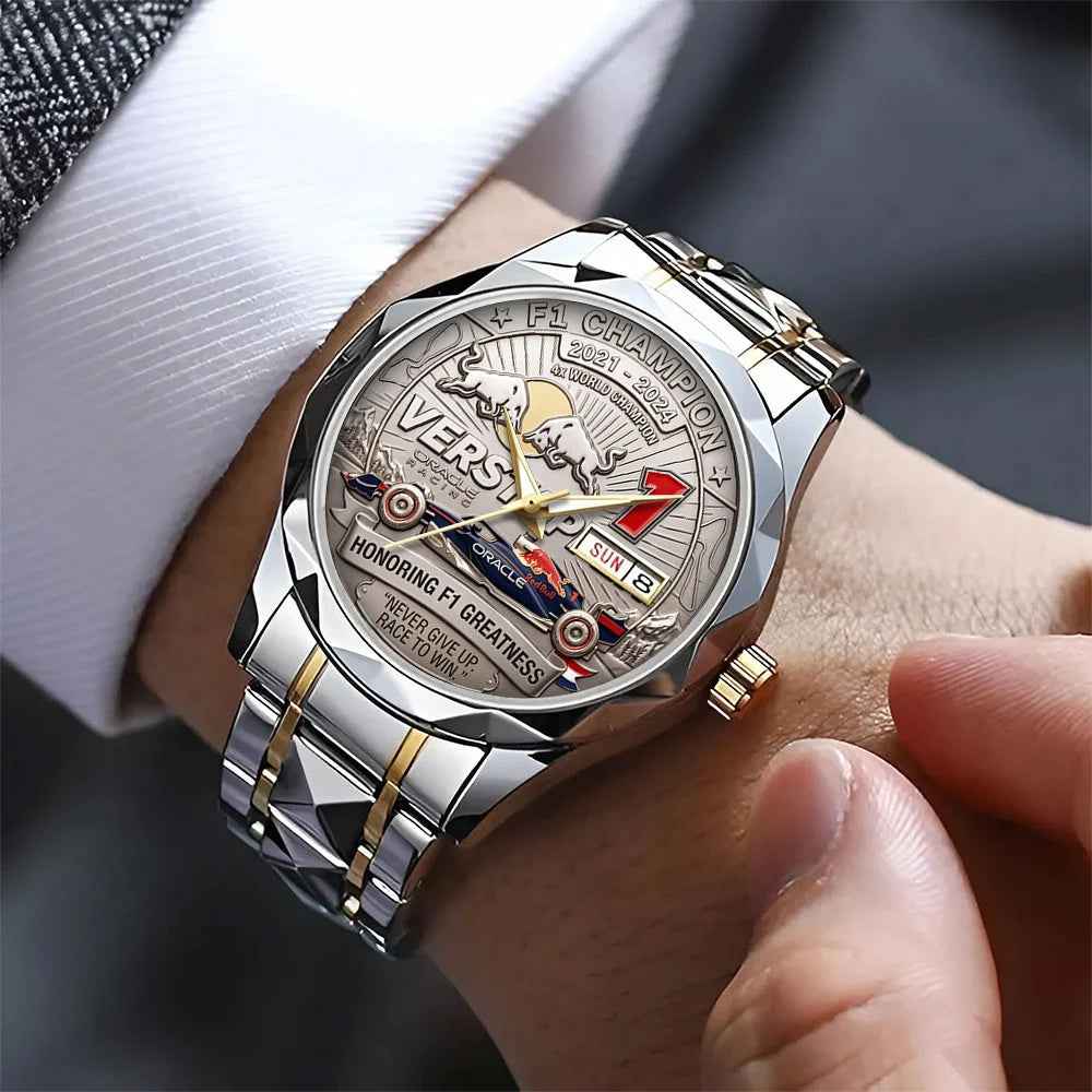Max Verstappen Alloy Luxury Quartz Watch - TANTN25182