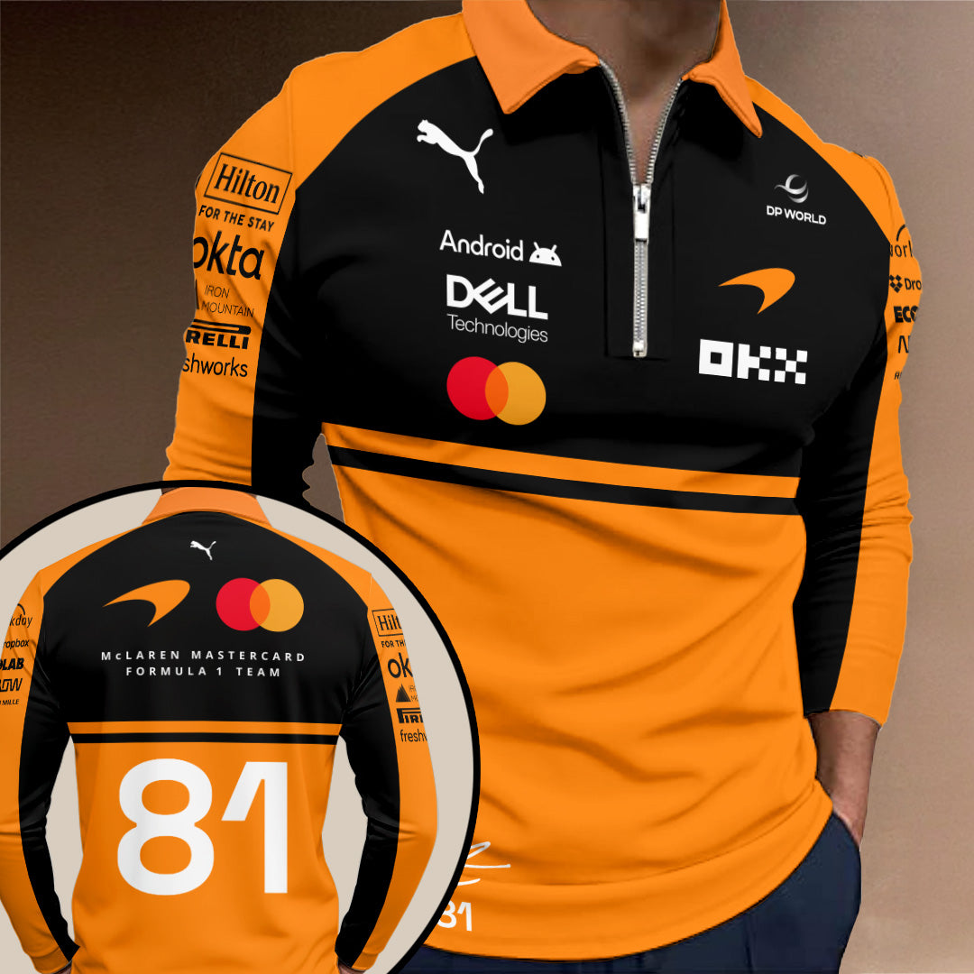 McLaren Formula One Team x Oscar Piastri 2026 Zip Polo Shirt – TANTN21382