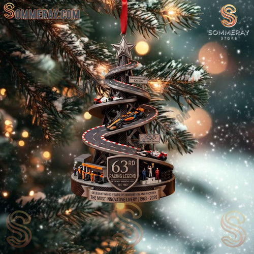 Mclaren 63rd Anniversary Racing Legend Ornament