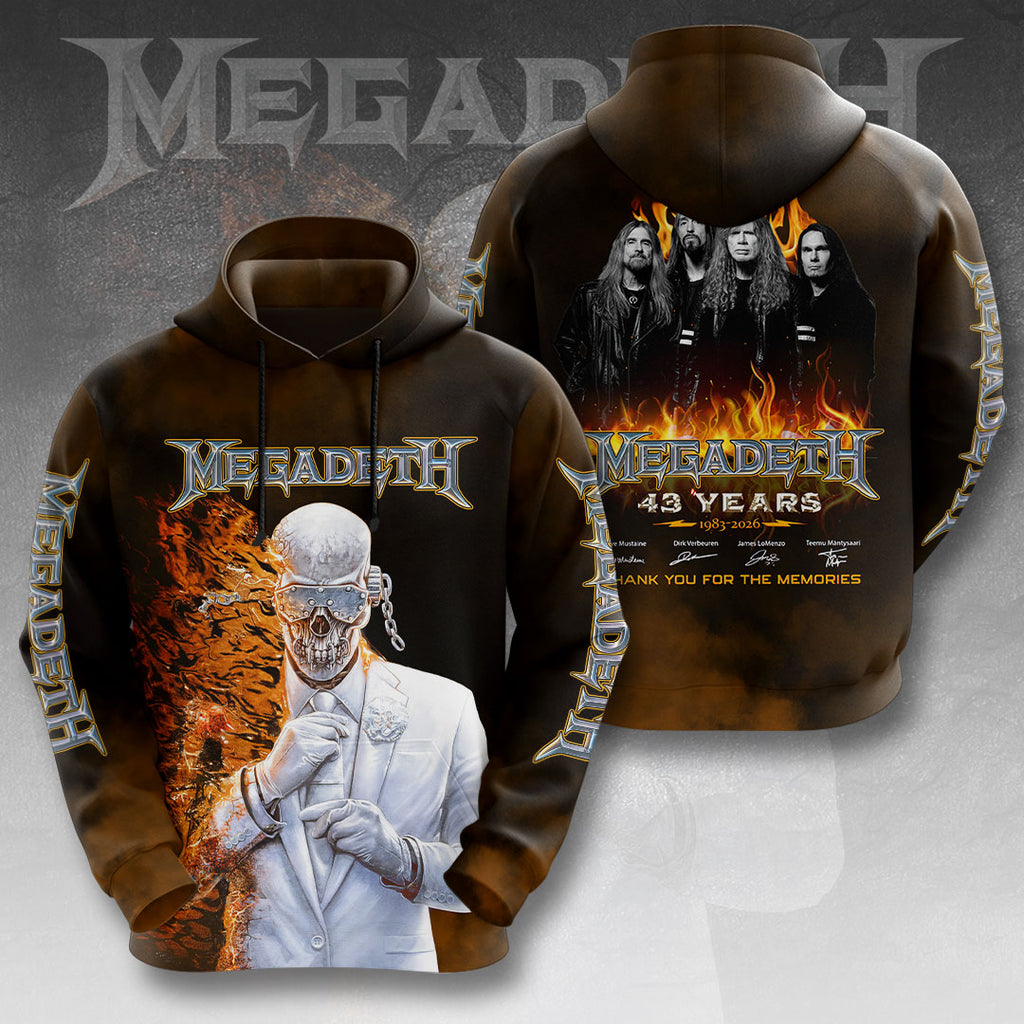 Megadeth 3D Apparel – HOATT12373