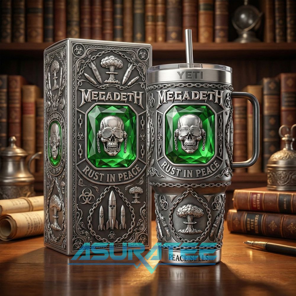 Megadeth Rust in Peace Special 2026 YETI Tumbler