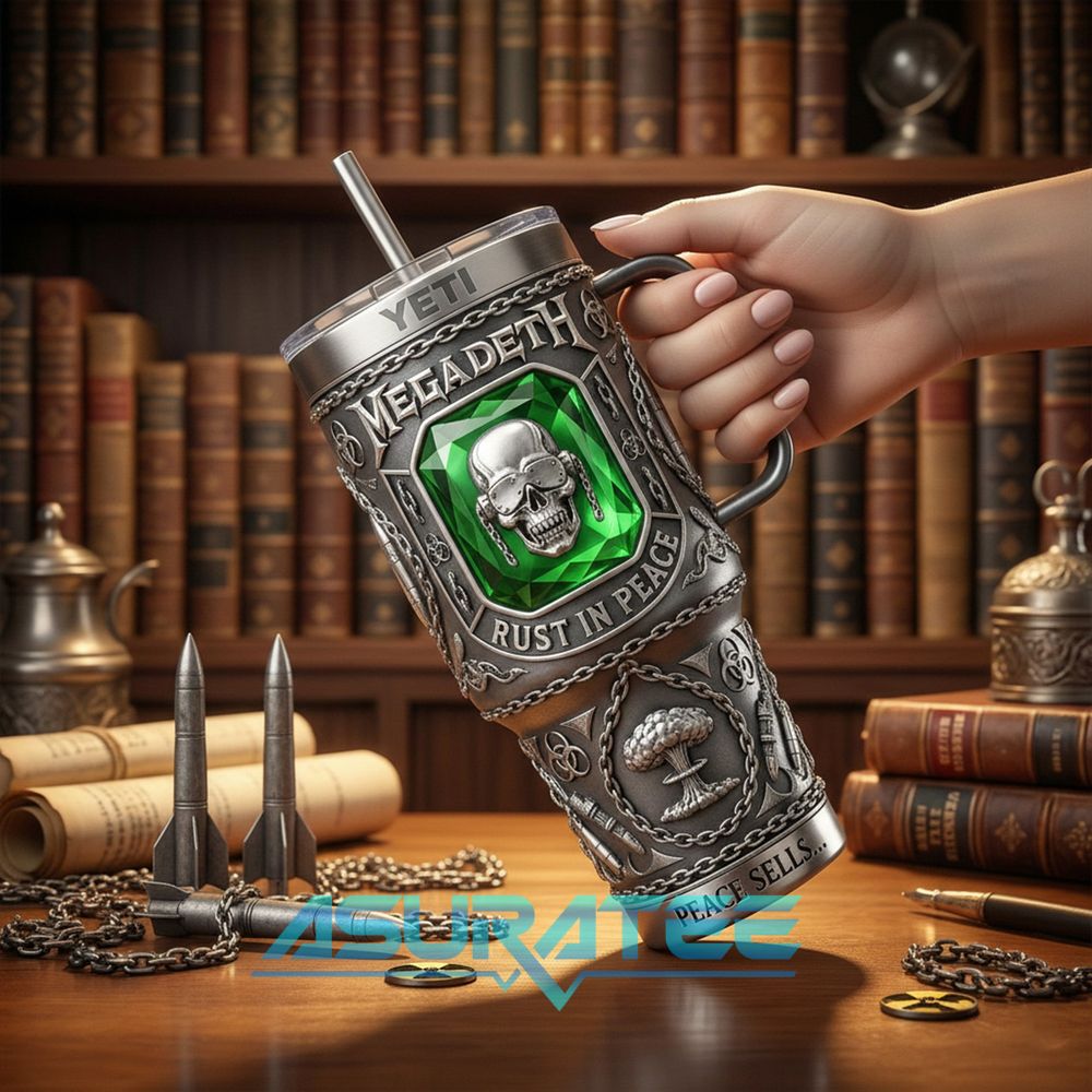 Megadeth Rust in Peace Special 2026 YETI Tumbler