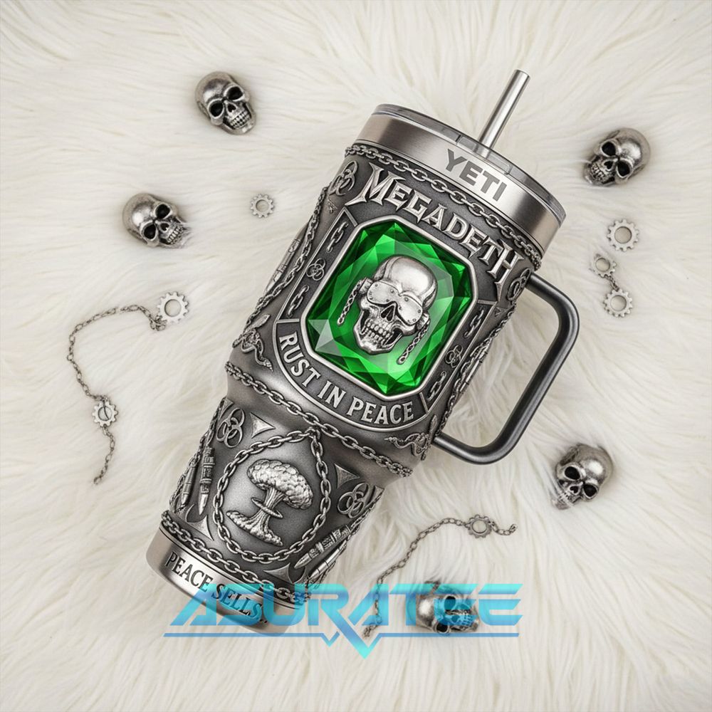 Megadeth Rust in Peace Special 2026 YETI Tumbler
