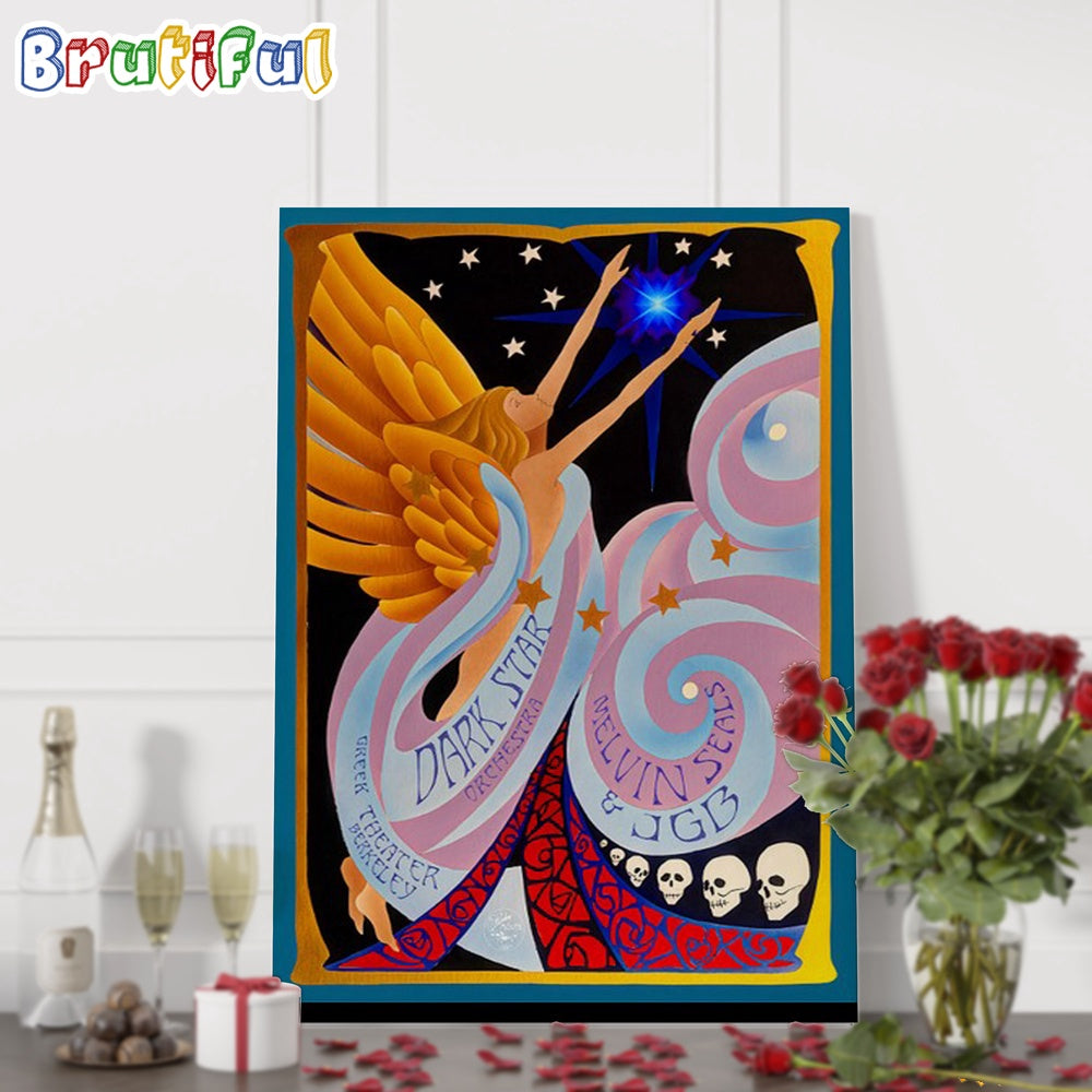 Melvin Seals and JGB Dark Star Orchestra July 13 2024 Greek Theatre Berkeley US Tour Poster Canvas