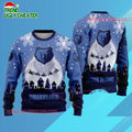 Memphis Grizzlies Sleigh Ride Roar Ugly Christmas Sweater