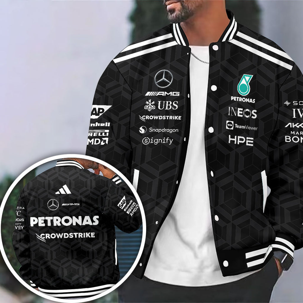 Mercedes AMG Petronas F1 Team Varsity Jacket – HOATT18884