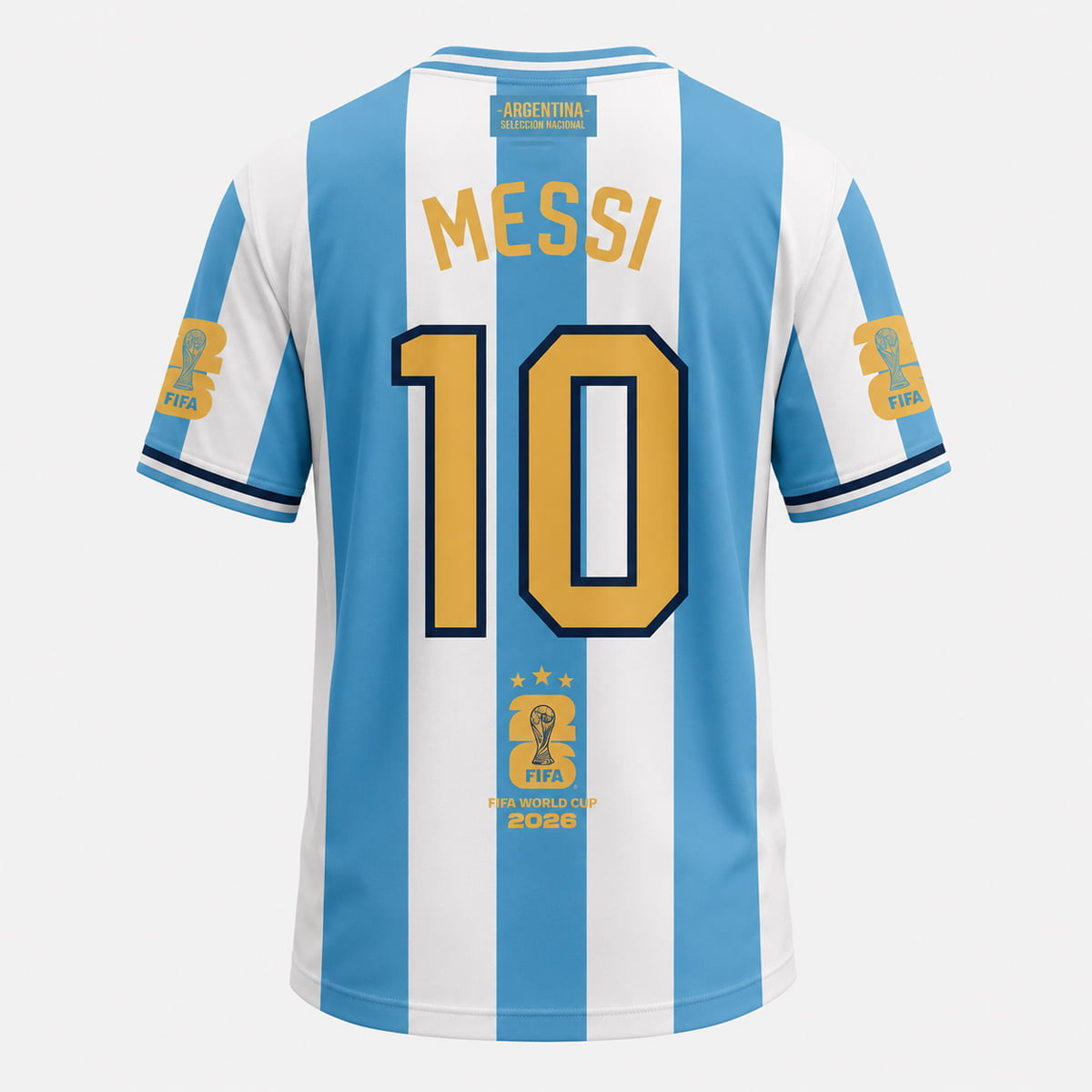 Messi Argentina World Cup Champions 2026 Shirt