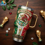 Mexico FIFA WORLD Cup 2026 40oz With Handle Tumbler