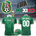 Mexico FIFA World Cup 2026 Disney Mickey Inspired Custom Polo Shirt - Personalized Name & Number