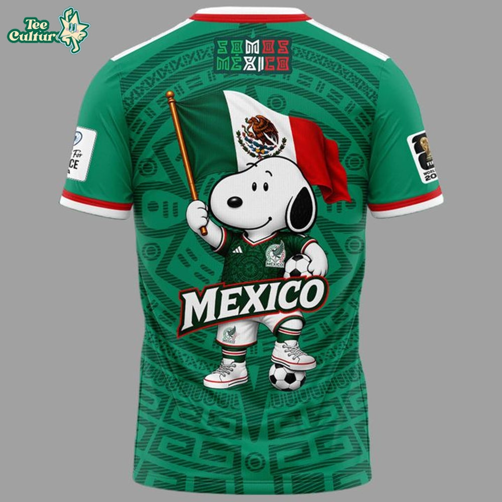 Mexico x Snoopy World Cup 2026 Special Jersey Shirt