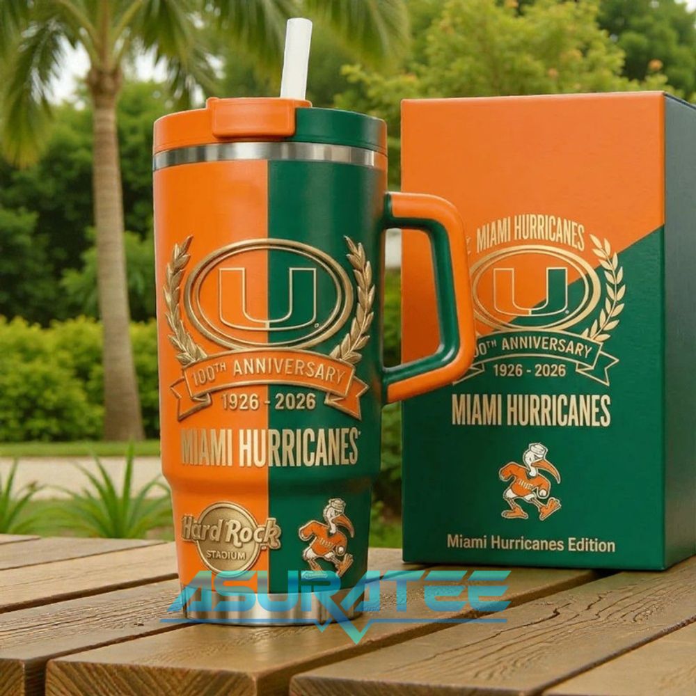 Miami Hurricanes 100th Anniversary Limited Edition YETI Tumbler