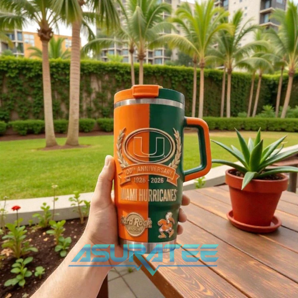 Miami Hurricanes 100th Anniversary Limited Edition YETI Tumbler