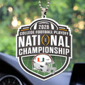 Miami Hurricanes Football Custom shape 2-sided Acrylic Car Ornament – MAITM14398
