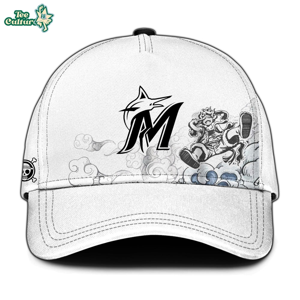 Miami Marlins x One Piece Jersey 2026 Luffy Gear 5