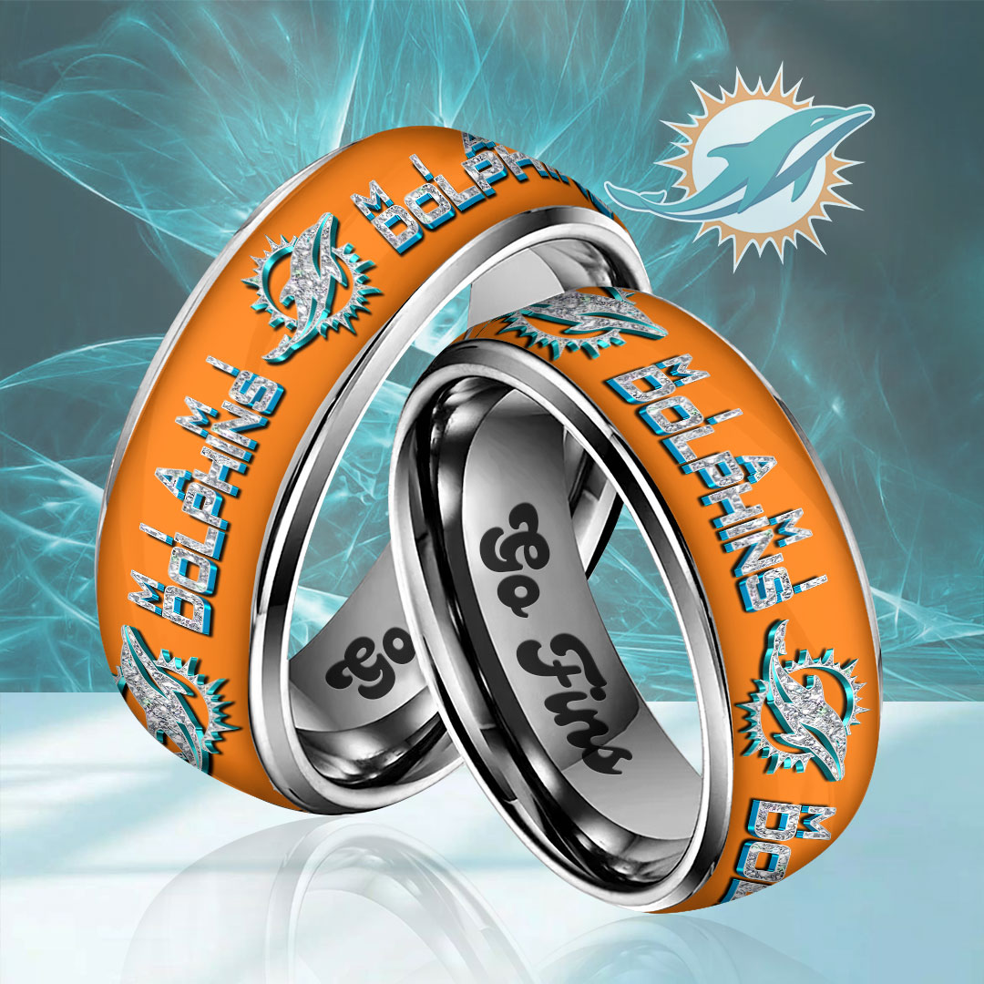 Miami Dolphins Custom Alloy Ring – HOATT12733