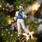 Michael Jackson Custom Shape 2-side Printed Acrylic Ornament – HOATT21083