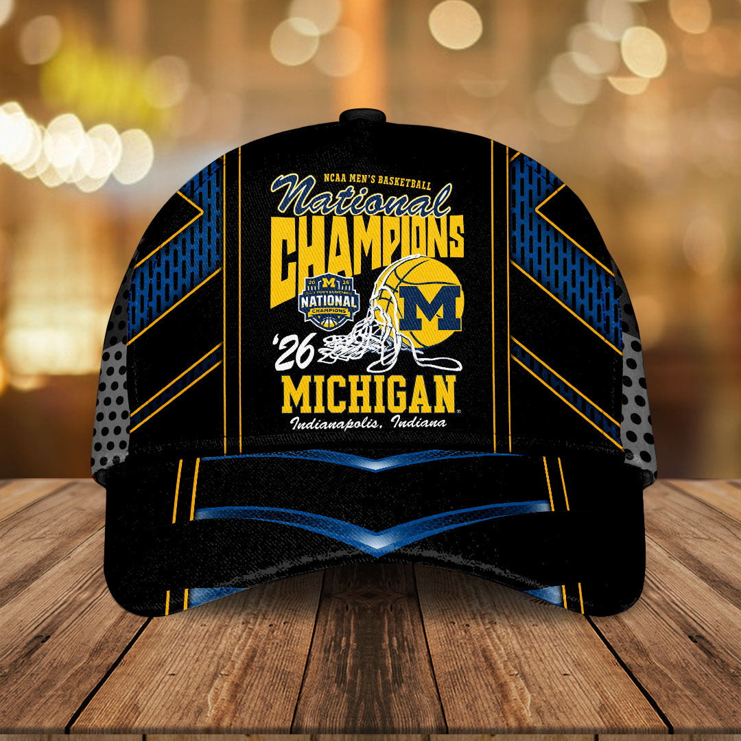 Michigan Wolverines 2026 Men's Basketball National Champions Classic Cap – HOATT17231