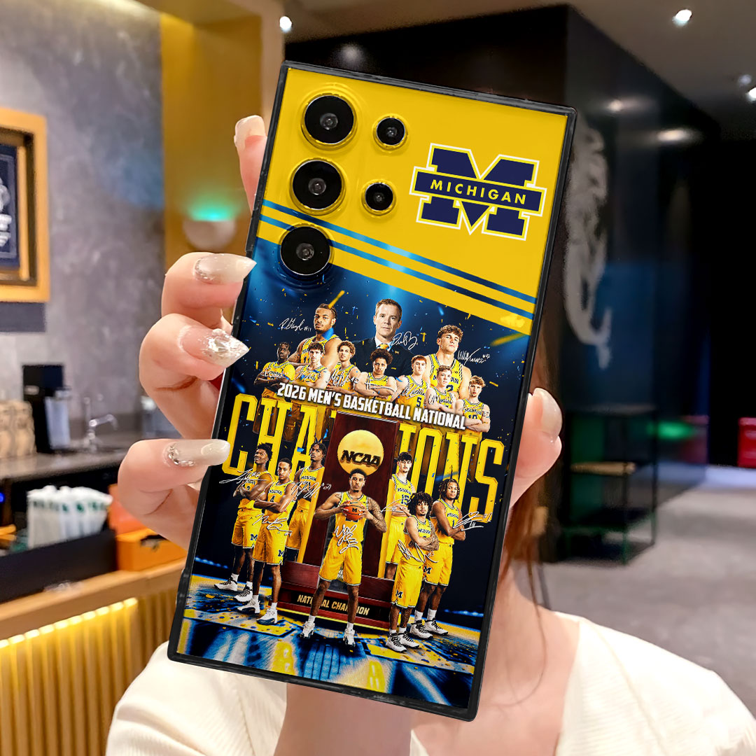 Michigan Wolverines 2026 Men's Basketball National Champions Phone Case – HOATT17340